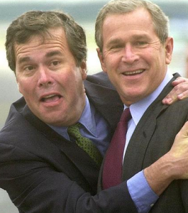 funny jeb and george bush